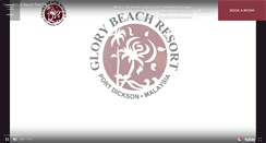 Desktop Screenshot of glorybeachresort.com